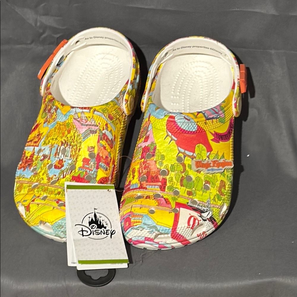Disney Magic Kingdom Colorful Crocs park exclusive
